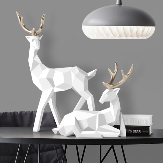 Deer Figurines - Stylish Table Ornament - Elevè Decor