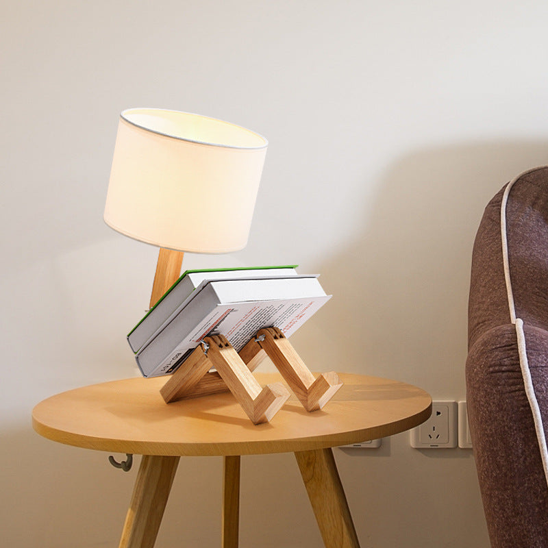 Nordic Modern Wooden LED Desk Lamp - Elevè Decor