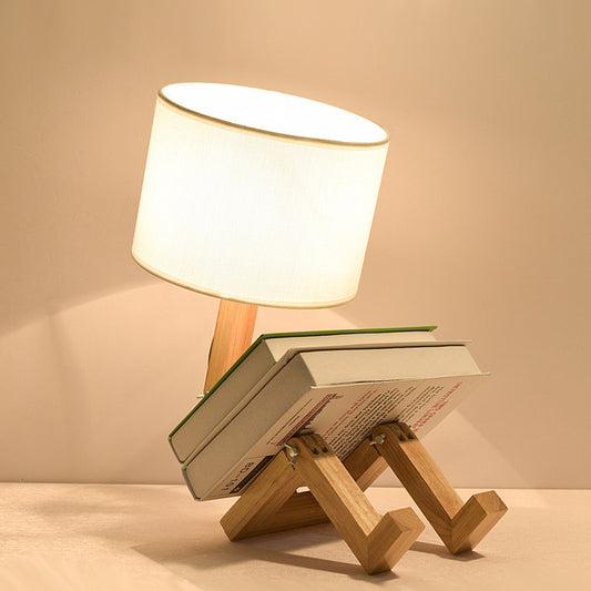 Nordic Modern Wooden LED Desk Lamp - Elevè Decor