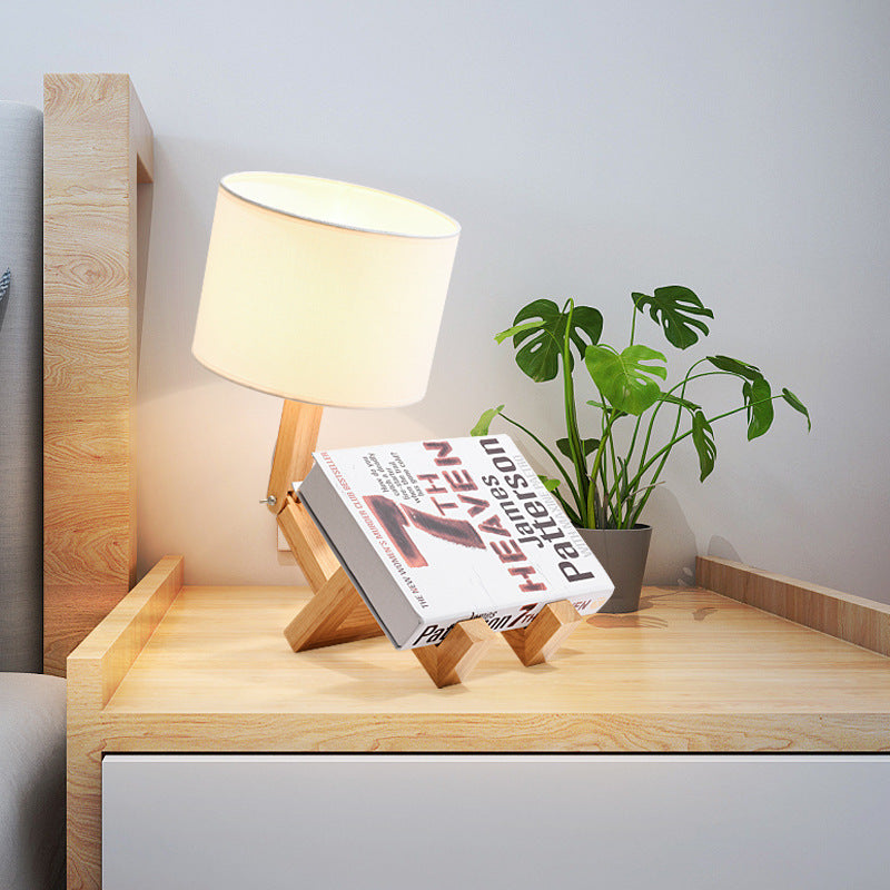 Nordic Modern Wooden LED Desk Lamp - Elevè Decor