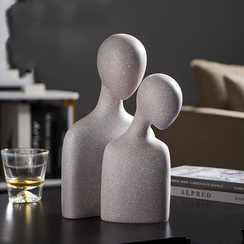 Abstract Love Statue - Modern Nordic Art - Elevè Decor