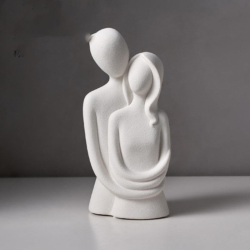 Abstract Love Statue - Modern Nordic Art - Elevè Decor