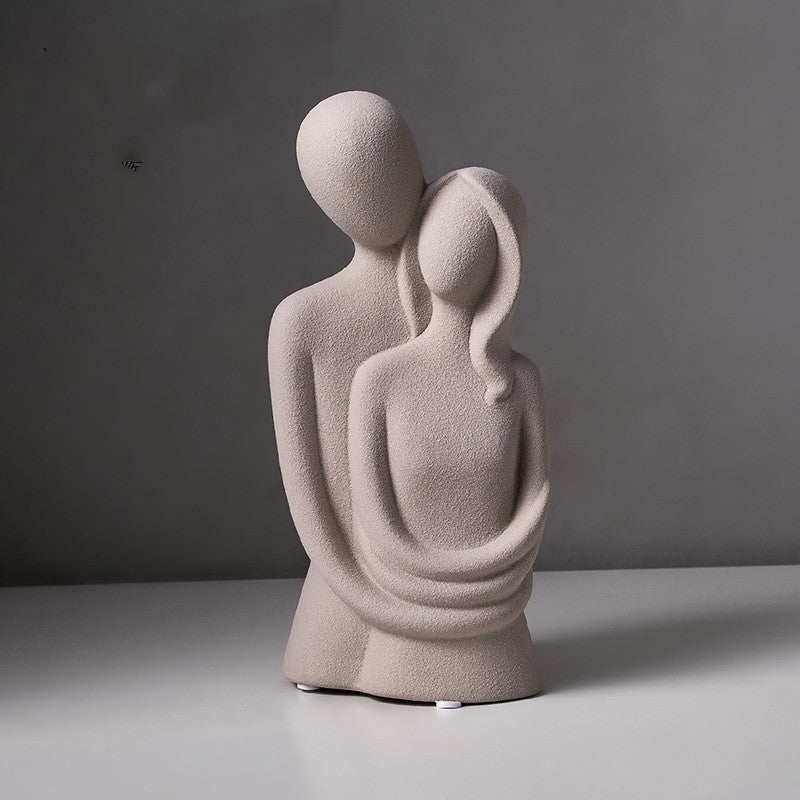 Abstract Love Statue - Modern Nordic Art - Elevè Decor