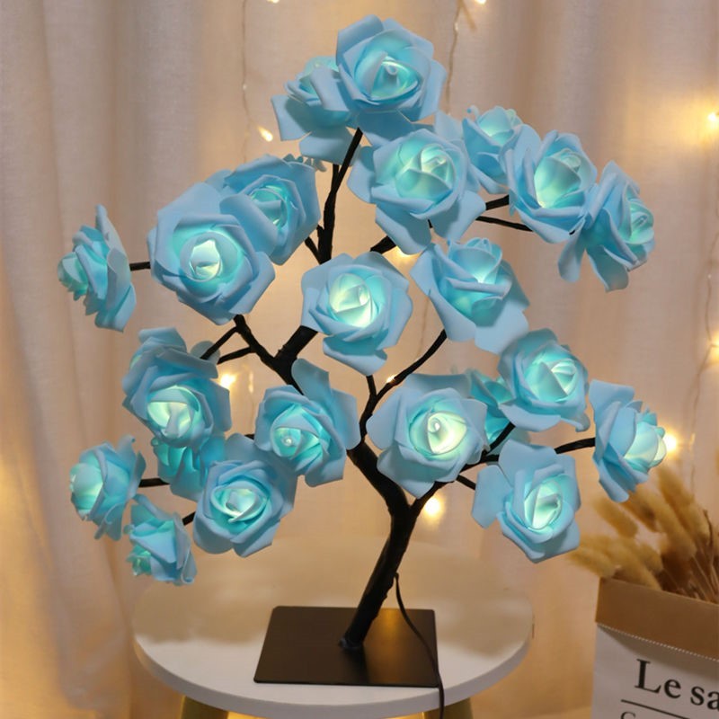 Rose Flower Tree USB Night Lamp - Elevè Decor