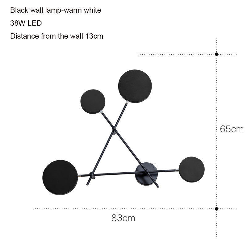 Nordic Industrial LED Triangle Wall Lamp - Elevè Decor