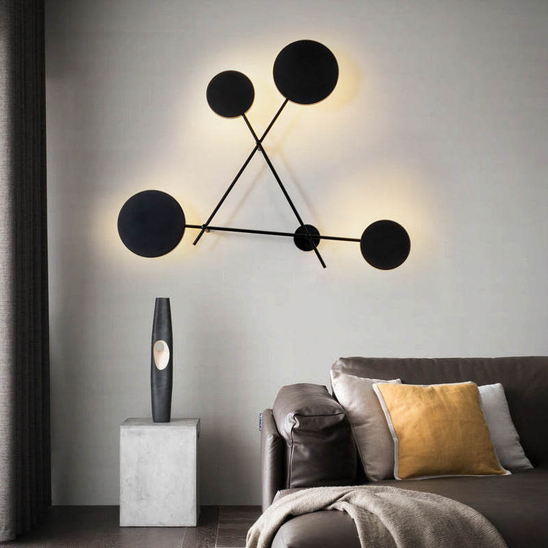 Nordic Industrial LED Triangle Wall Lamp - Elevè Decor